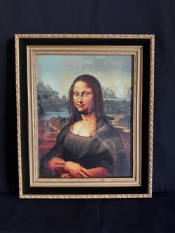 Surrealist Mona Lisa Framed Art Print