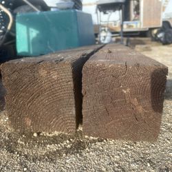 HF Brown Stain Pressure-Treated Timber