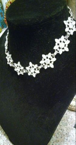 Rhinestone Choker Necklace