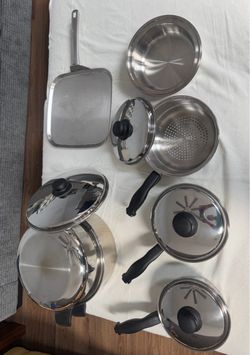 Used Cutco 5ply aluminum core stainless cookware