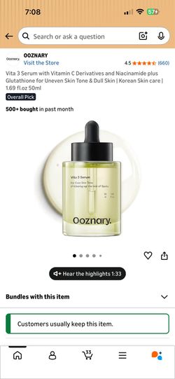 Ooznary face serum