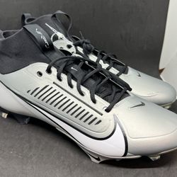 Nike Vapor Edge Pro 360 2 Light Smoke Grey Black Cleats Men's Size 14 New