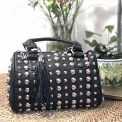 Black Purse With Studs 