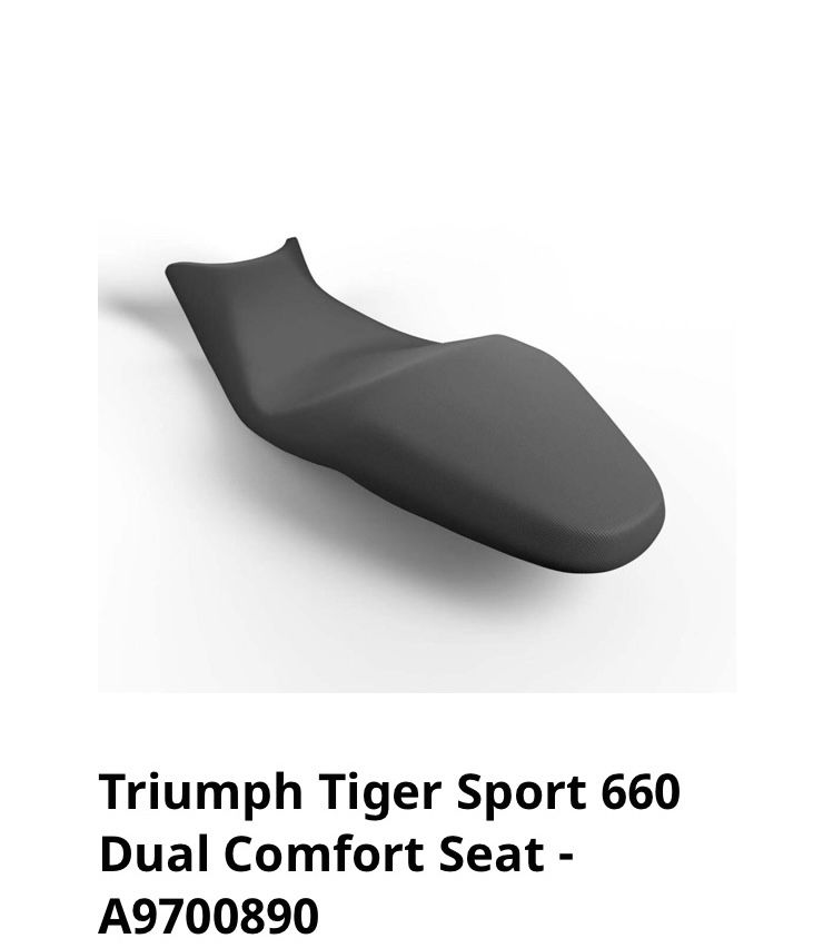 Motorcycle Seat Triumph Tiger Sport 660