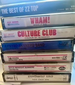 Classic rock lot of cassettes