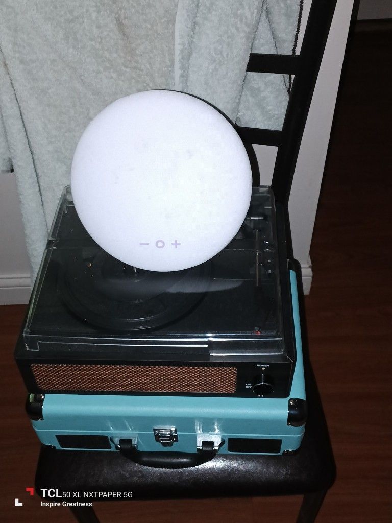 2 Bluetooth Record Player And A Bluetooth Speaker 