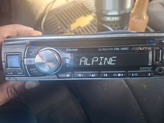 STEREO ALPINE CD AUX USB BLUETOOTH GOOD CONDICIÓN ABLO ESPAÑOL