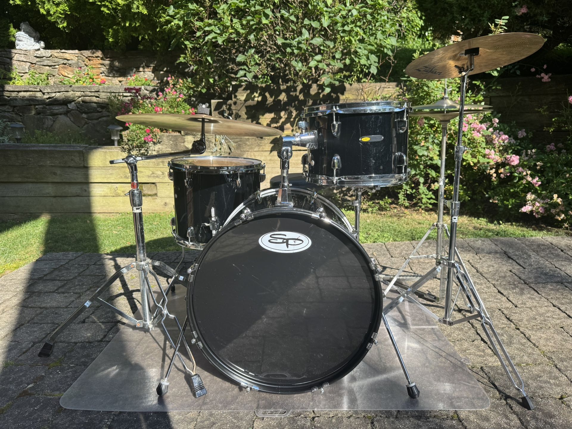 Complete Sound Percussion (SP) 4pc Drum Set (20”/14”/13”/12”)