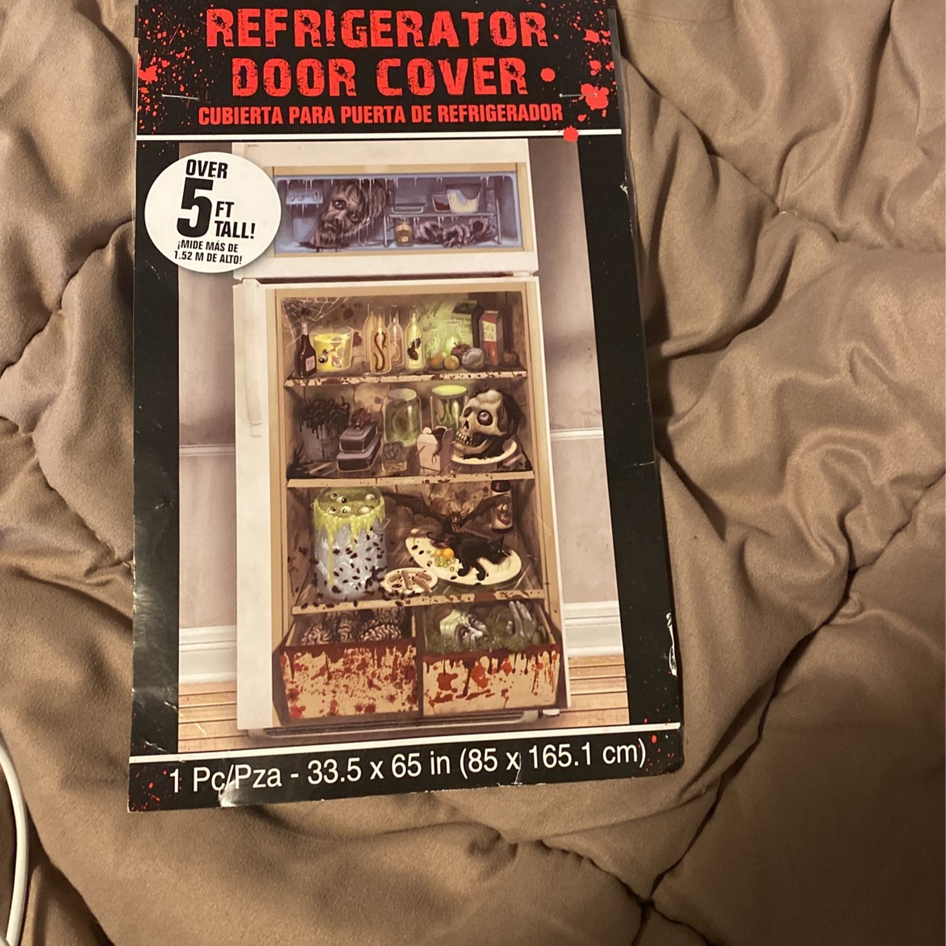 Refrigerator Door Cover Halloween Decoration