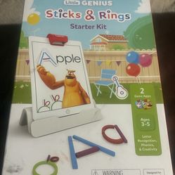 “Osmo Little Genius Sticks & Rings Starter Kit - Educational Game for Ages 3-5”