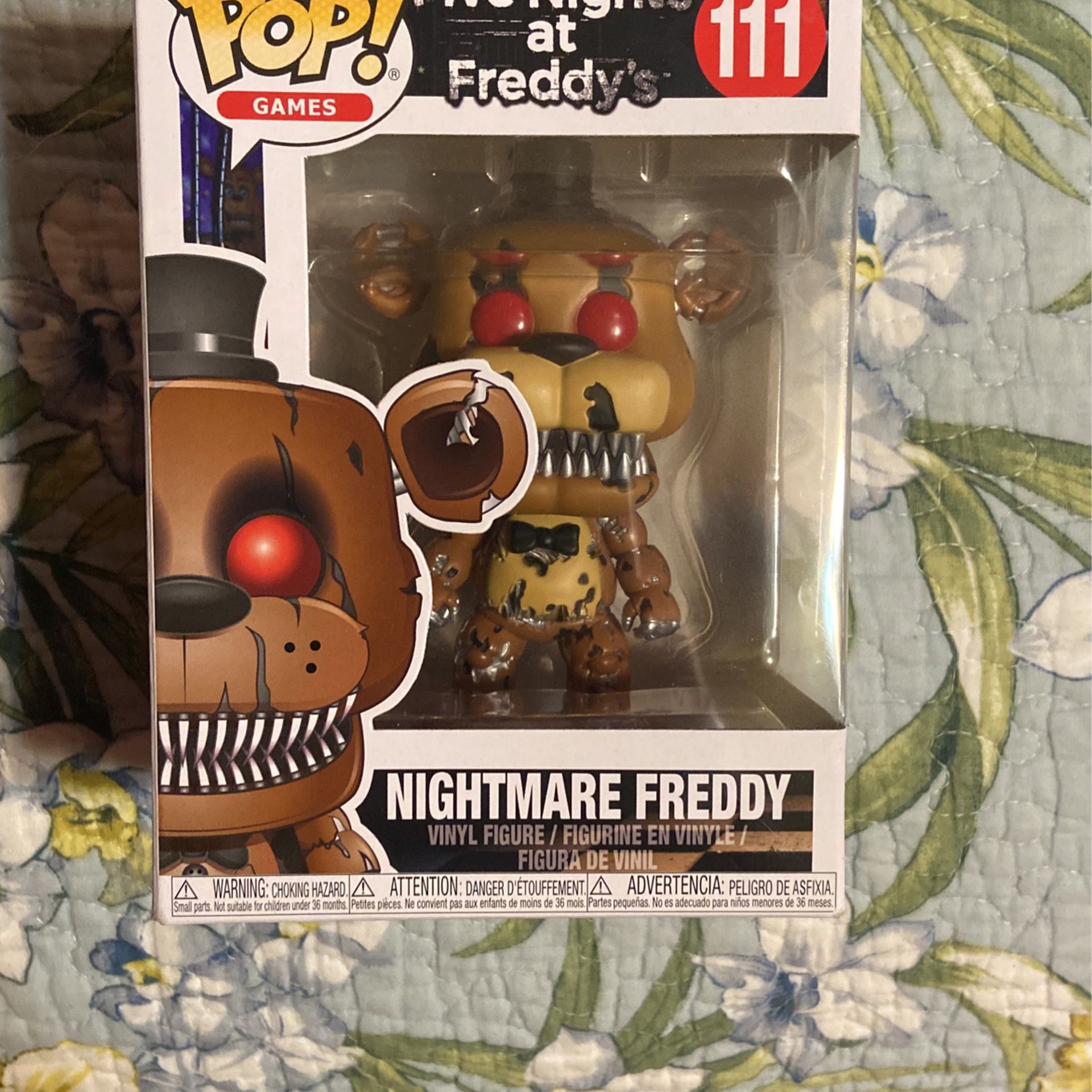 FNAF Nightmare Freddy Funko Pop