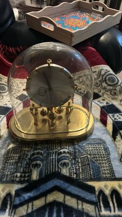 Vintage Desk Clock mcm Space Age Kundo