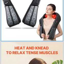 Rechargeable Neck & Shoulder Massager with Heat -Never Used
