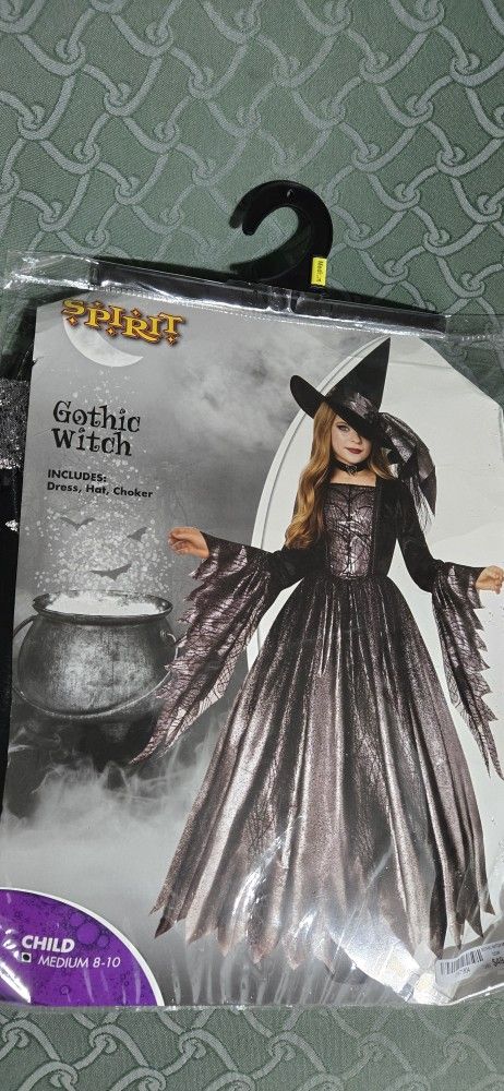Gothic Witch Girls Costume