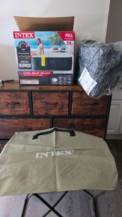 Full Size Inflatable Air Mattress with Built-in Pump