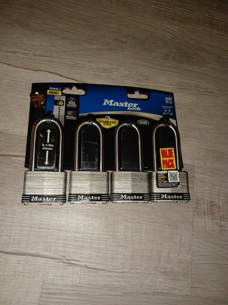 Master Lock 4 Set Value Pack