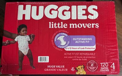 Diaper size 4 (120ct)