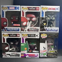 Funko Pops! Marvel And DC