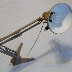 Heavy Adjustable Arm Vintage Lamp