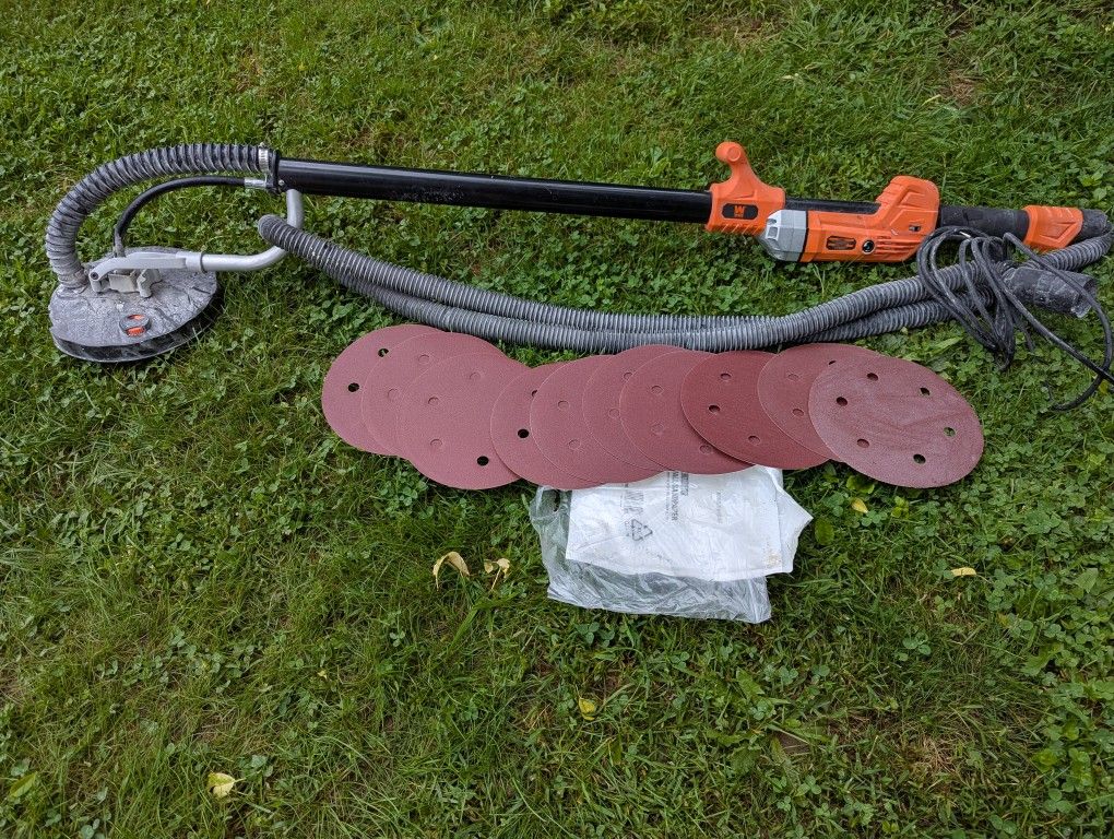 6.3 amp drywall sander and sand paper pick up only