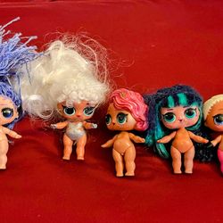 Lot Of 5 LOL SURPRISE minis dolls