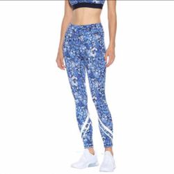 Tory Burch Sport Leggins Activewear printed Chevron 7/8 Size Medium