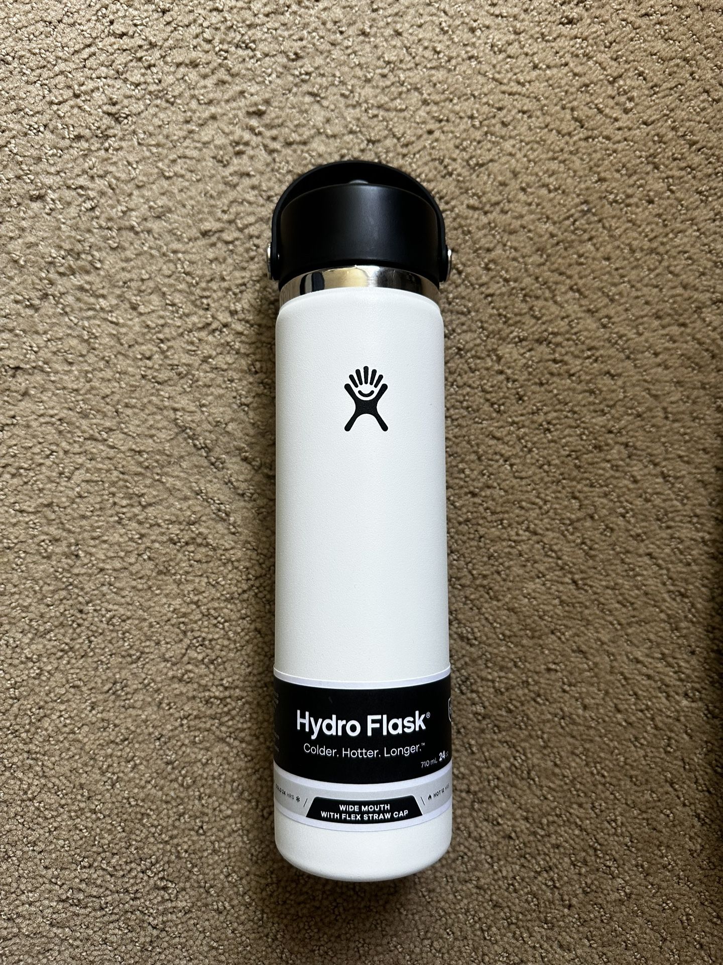 24oz Hydro Flask with straw
