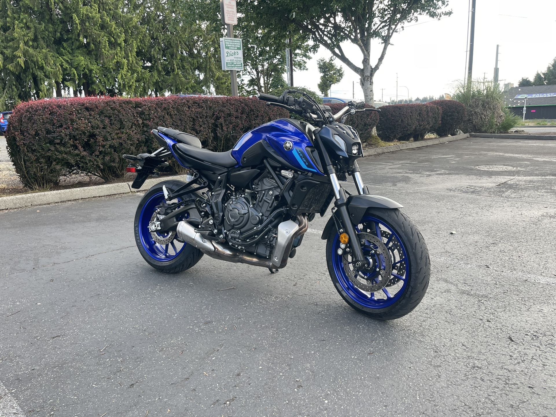 2022 Yamaha Mt07 Only 51 Miles