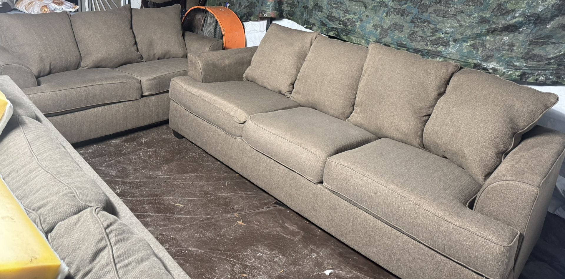 Brown Couch And Loveseat Good Condition Clean We Sell All The Time Delivery $40 Local