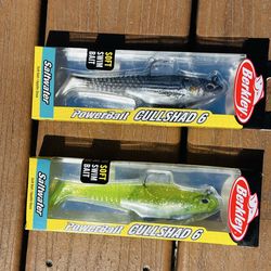 (Lot of 2) New Berkley PowerBait CullShad 6 saltwater soft swim baits