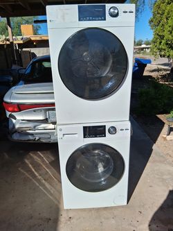 GE Washer and Dryer,  Only used a few times. Like New