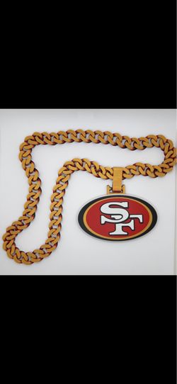 San Francisco 49ers Hype Chain/ 49ers/ Football/ NFL/ Sports/ SF/ Necklace