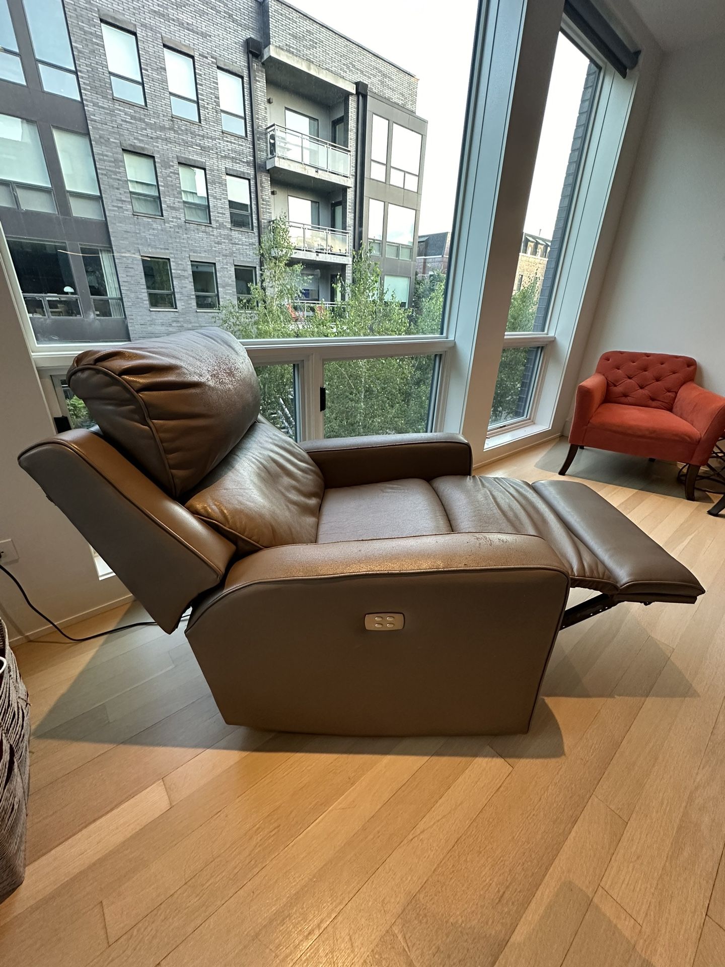 Comfortable Electric Leather Recliner Chair