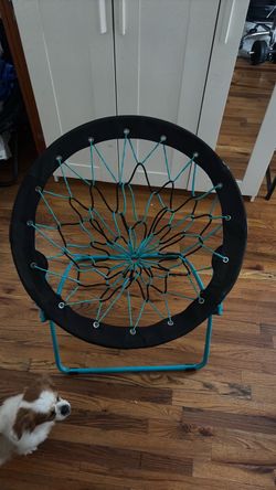 Bungee folding web chair