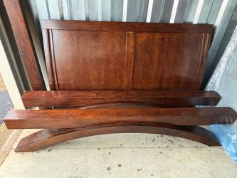 Solid cherry wood Queen bed