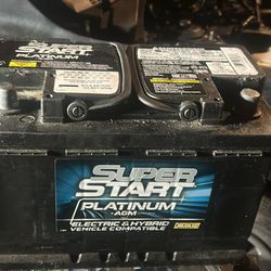 Superstar brand new battery 2025 never been used 660 CCA