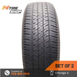 Set of 2 Used  8.5/32    235/65R18  106V  Bridgestone  Ecopia H/L 422 Plus