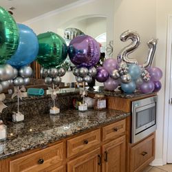 Balloons Pool Party Decorations 