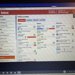 Diagnostic Bobcat Service Analyzer Laptop Tool 