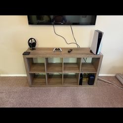 Modern TV Stand / Media Console with Storage Cubes 