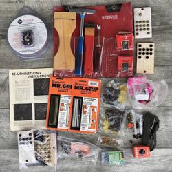 Lot of Re Upholstery Tools and Supplies, Oxwall, Atlas