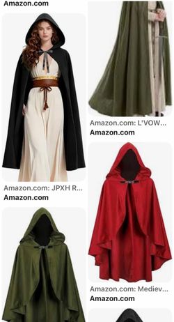 Capes deferent colors sizes