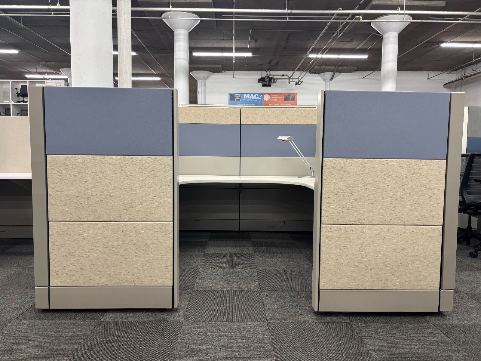 Herman Miller Ethospace Cubicle (7.5'D x 8'W x 62/54"H)