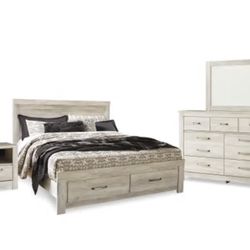 Bellaby Queen Panel Bed with Dresser and Nightstand