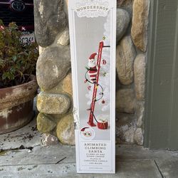 Animated Climbing Santa