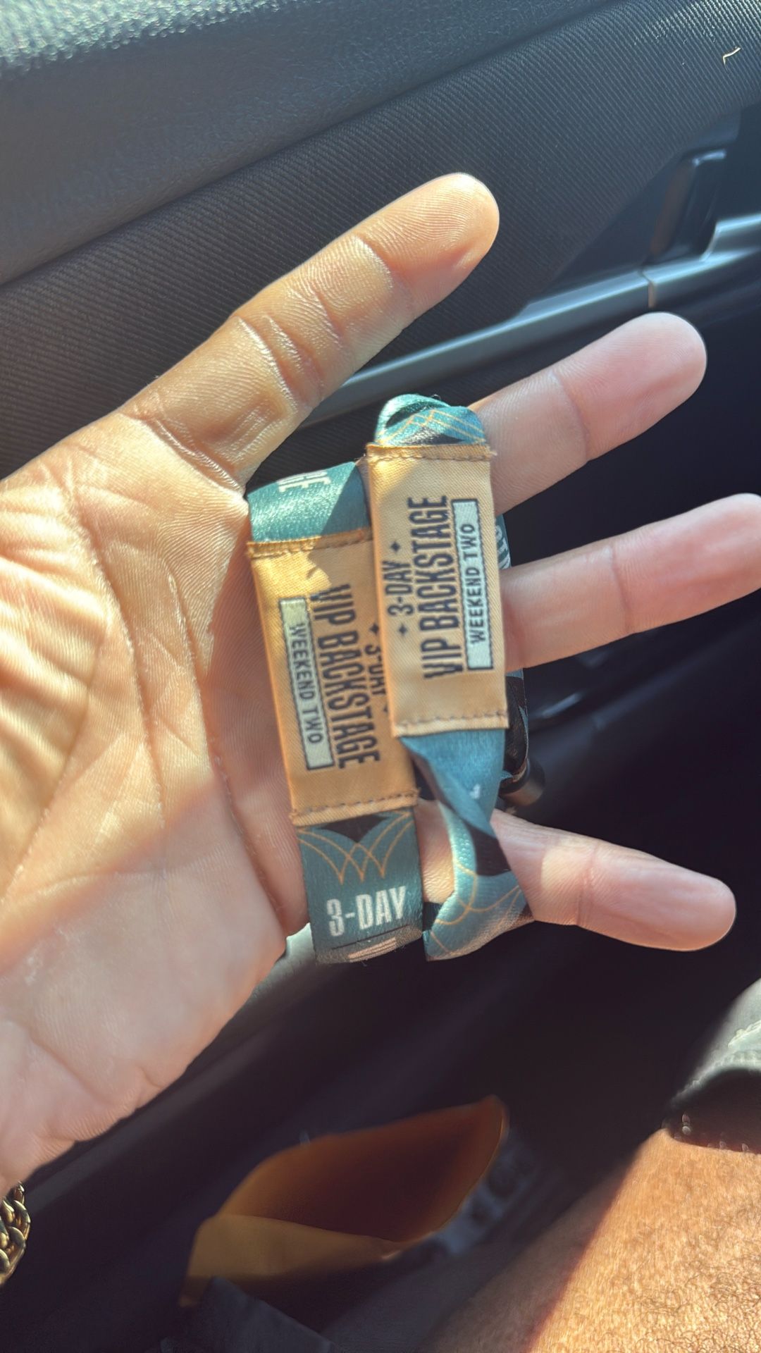 VIP BACKSTAGE ACL wristbands For Sale 