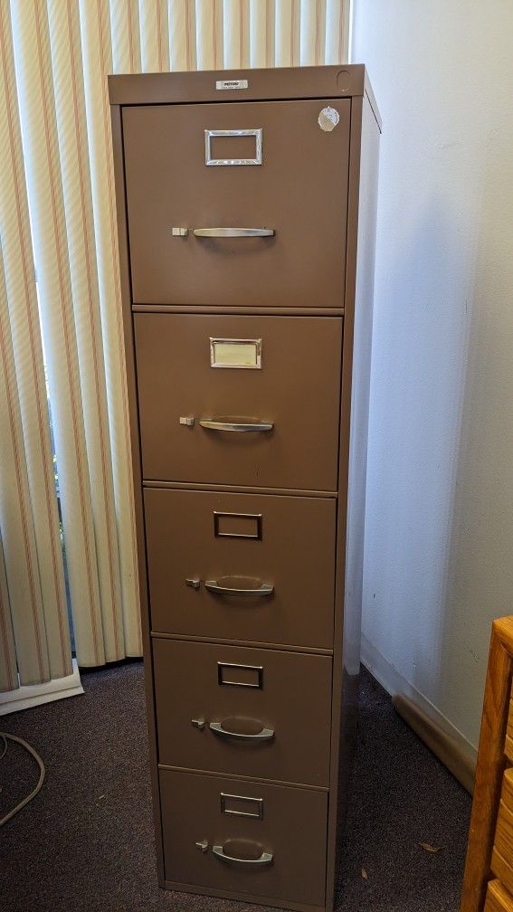 5- Drawer Metal Filing Cabinet