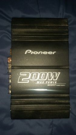 200w pioneer amplifier