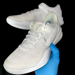 Kobe Nike Protro Halo White Shoes Size 10 US New 