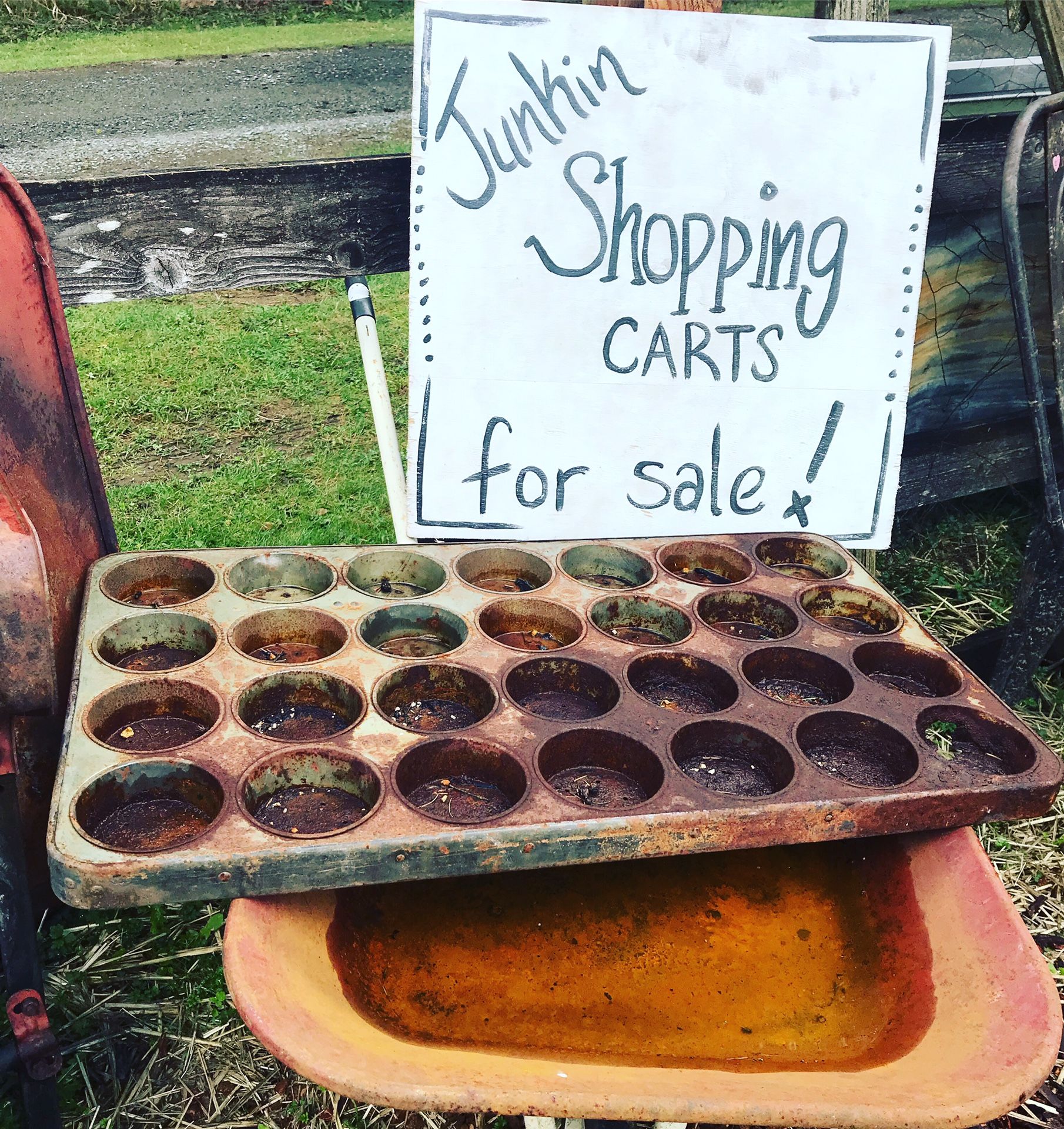 Vintage industrial baking pan